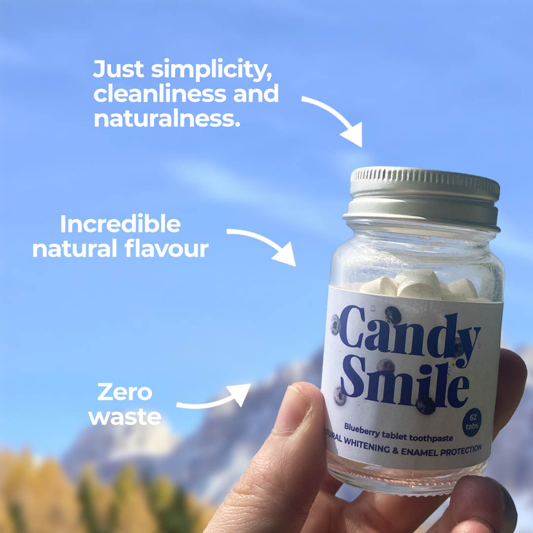 Tablet Toothpaste with Natural and Clean Ingredients